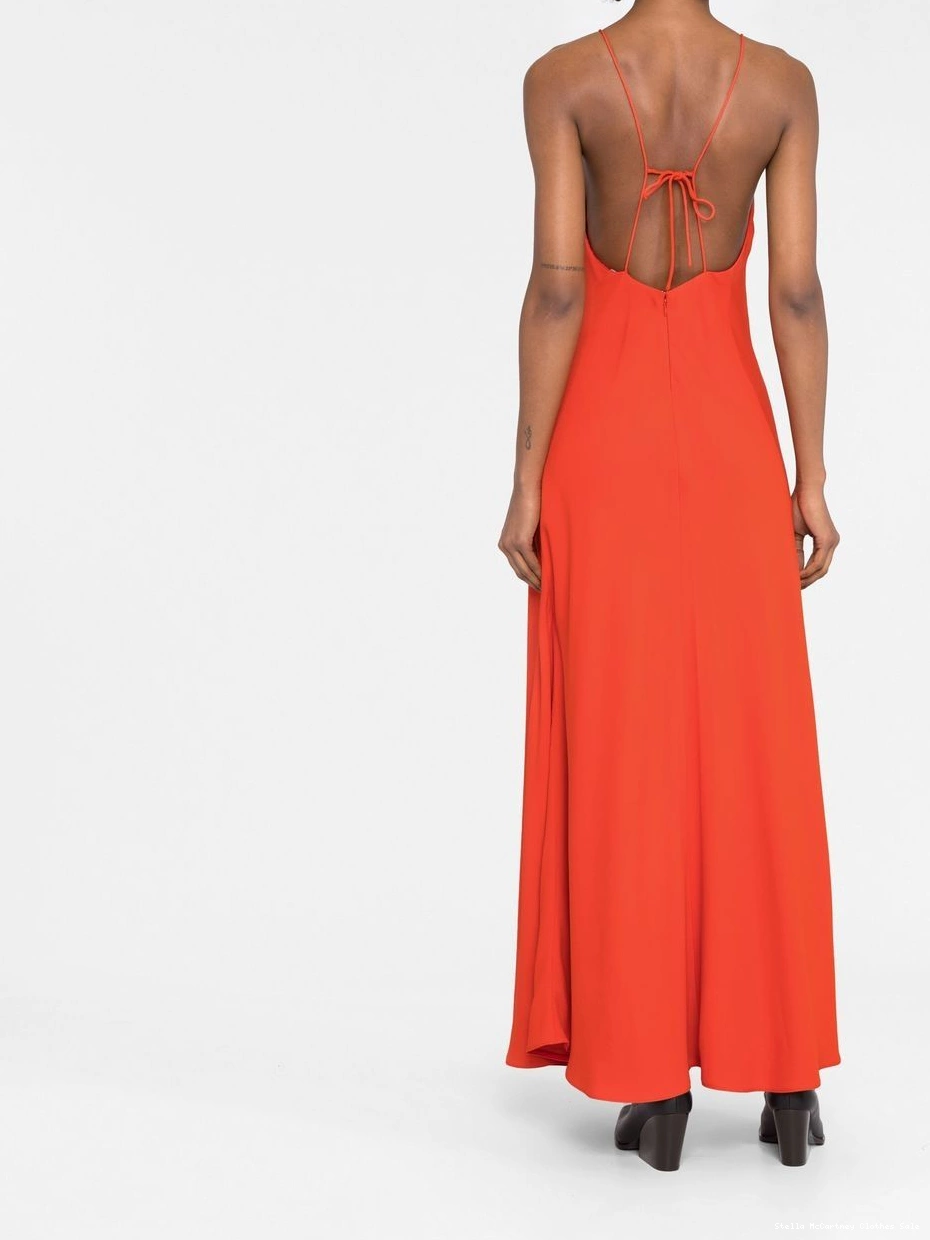 Cheap Women Stella floor-length V-neck McCartney dress 0715